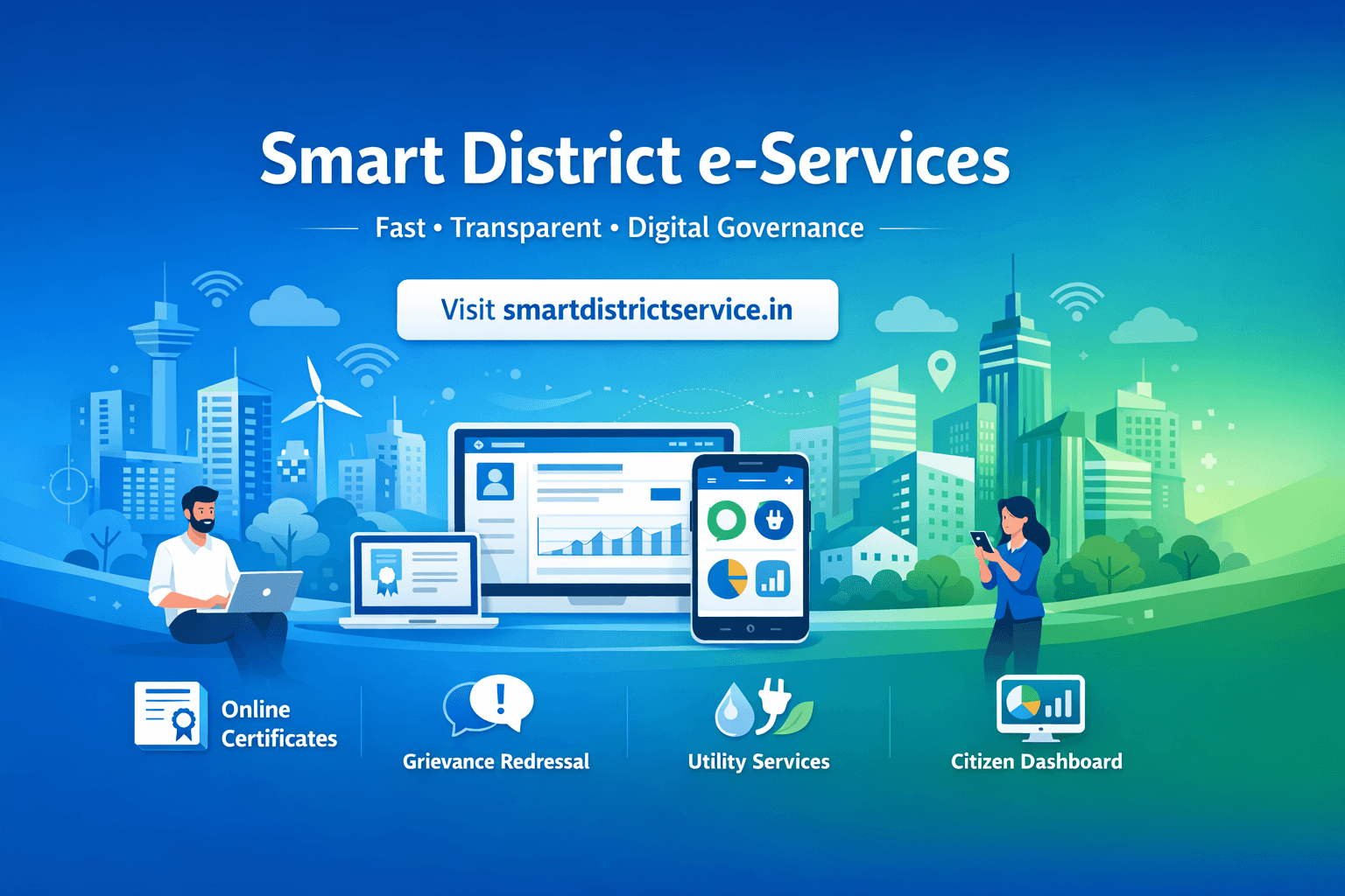 Smart District e-Services banner